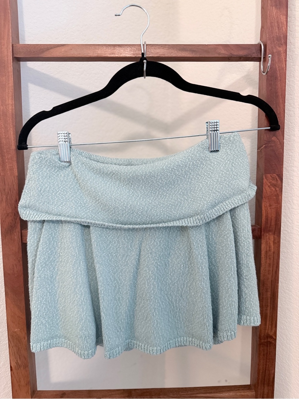 Free People Beach Ameena Sweater Skort Set in Blue Haze Size Medium - Picture 5 of 8